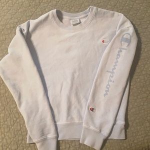 Champion baby blue XS adult sweatshirt Like New